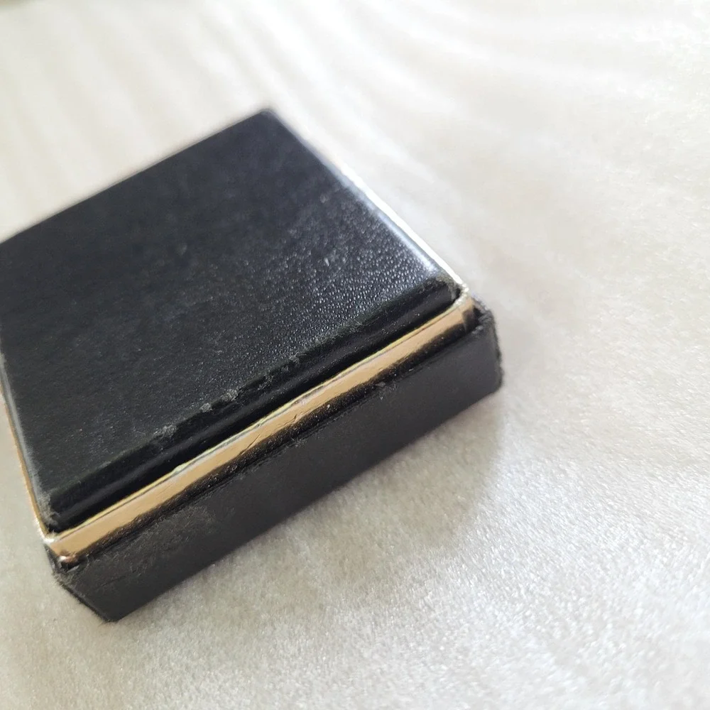 Vintage Swank Stone Tuxedo Shirt Studs Set of 3 Box